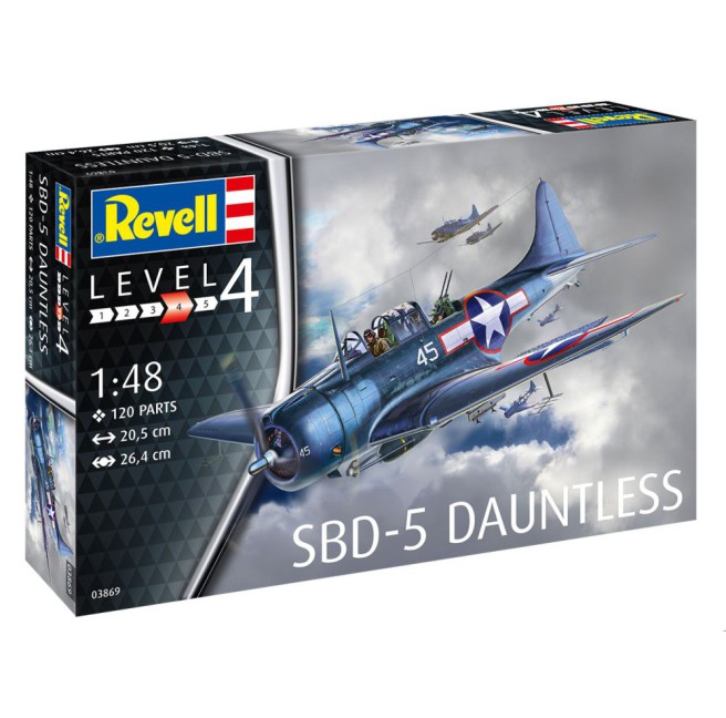 Revell 03869 Douglas SBD-5 Dauntless Navyfighter 1:48 Plastikmodell