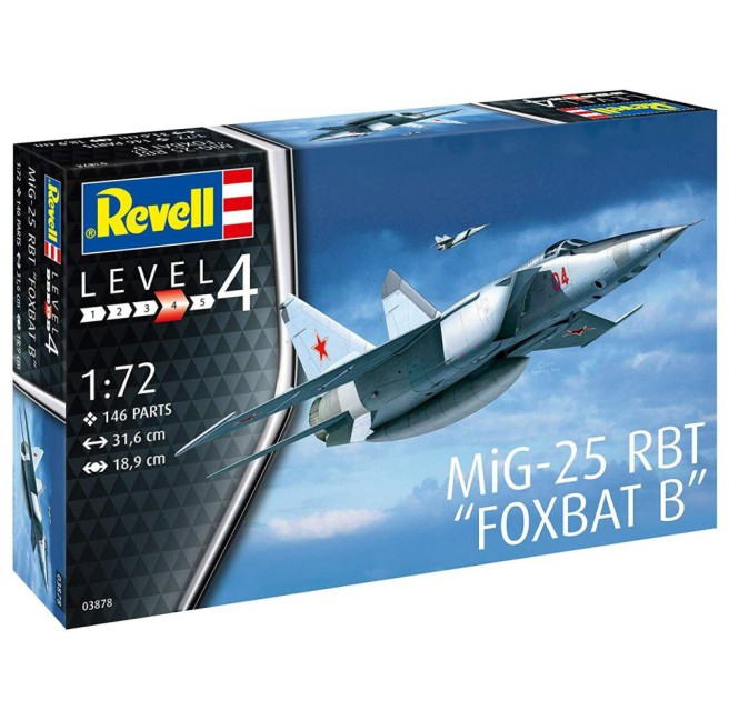 Revell 03878 MiG-25 RBT Foxbat B Modellbausatz 1:72