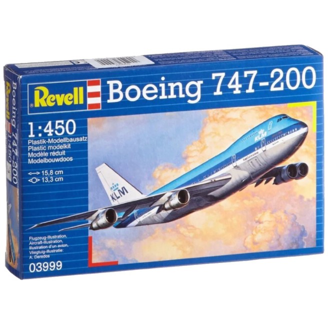 Boeing 747-200 Modellbausatz 1:450 von Revell