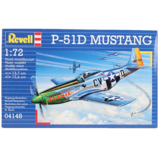 North American P-51D Mustang Model Kit 1:72 by Revell