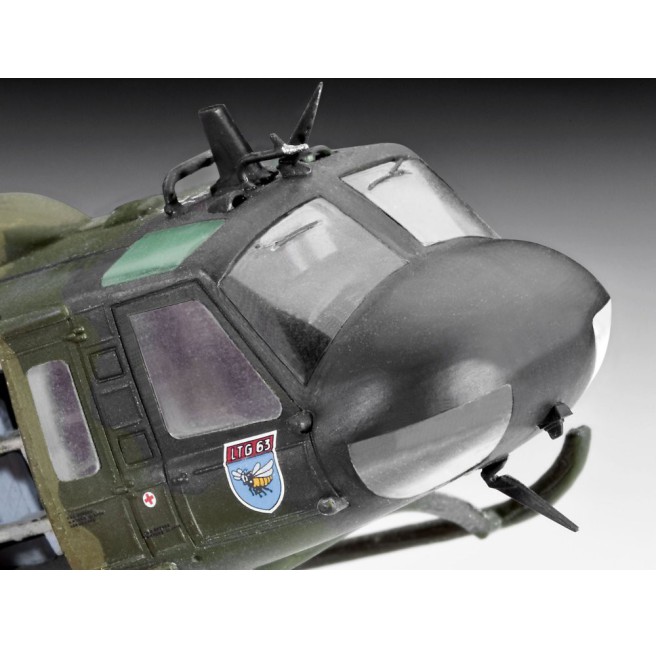 Bell UH-1D SAR Helicopter Model Kit 1/72 Scale by Revell