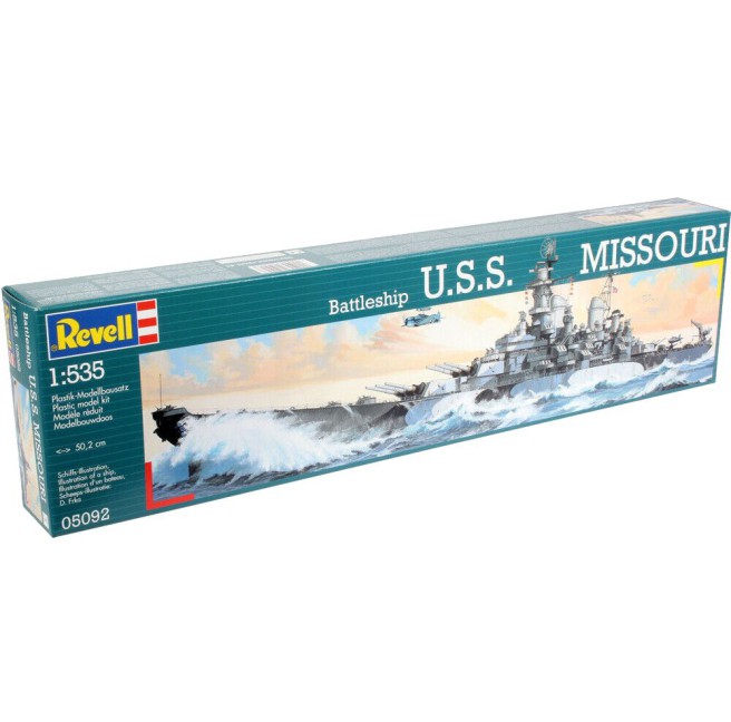 USS Missouri Warship Model Kit 1/535 by Revell