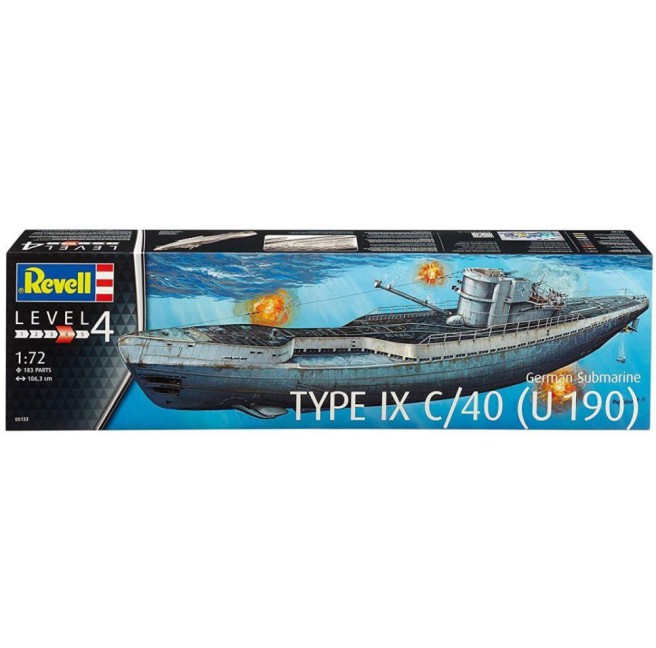 Revell 05133 U-Boat Type XI 1:72 Scale Model Kit