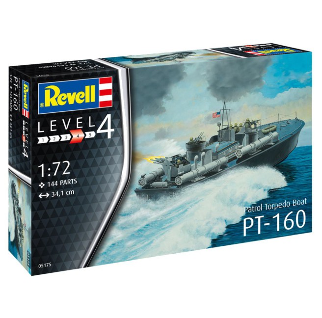 1/72 Statek do sklejania Patrol Torpedo Boat PT-160 | Revell 05175