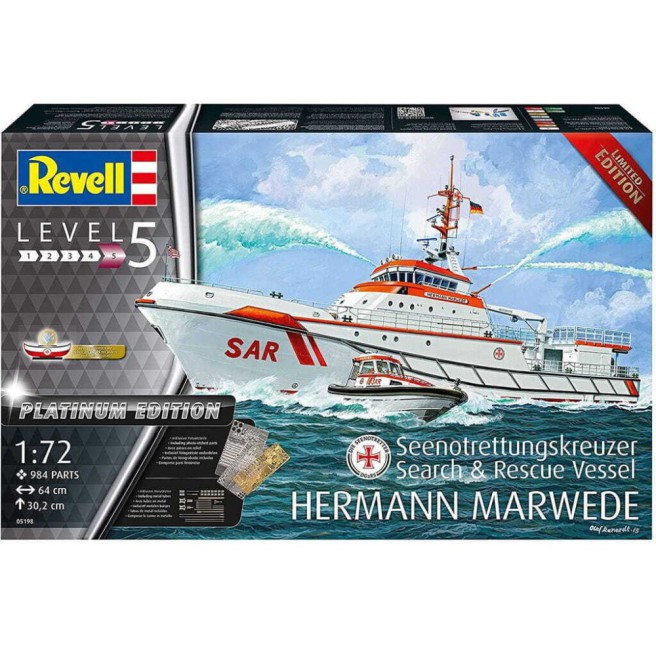 Herman Marwerde Search Rescue Vessel Model Kit 1/72 Scale