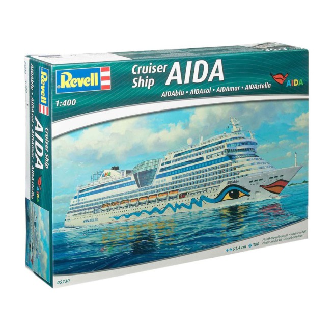 Aida Cruise Ship Model Kit 1:400 Scale by Revell