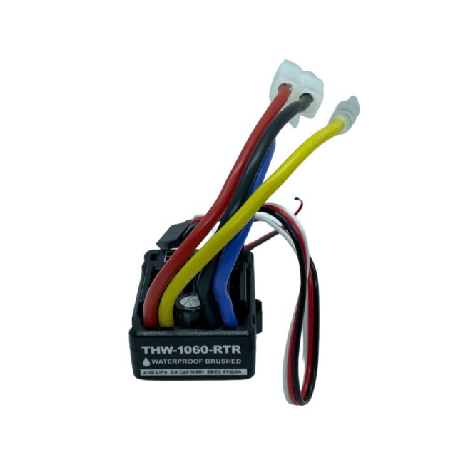 THW-1060 Brushed Motor Speed Controller ESC for 1/10 Scale RC Cars