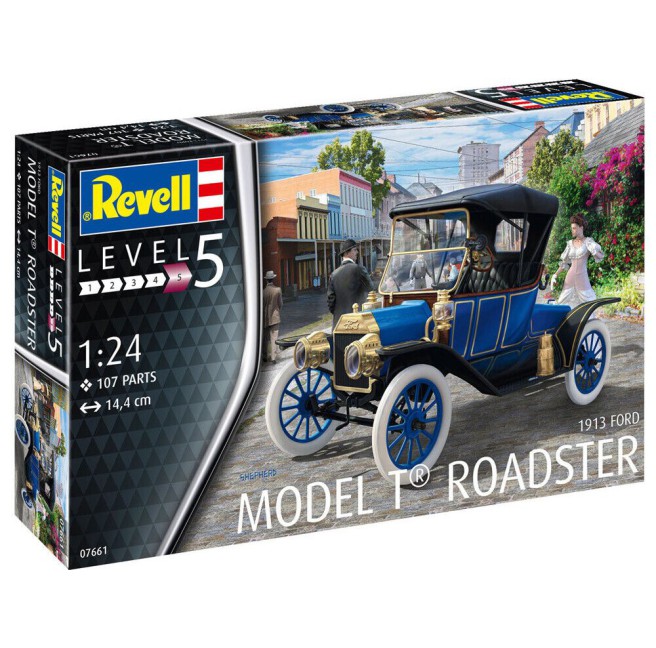 1/24 Samochód do sklejania Ford T Roadster 1913 | Revell 07661