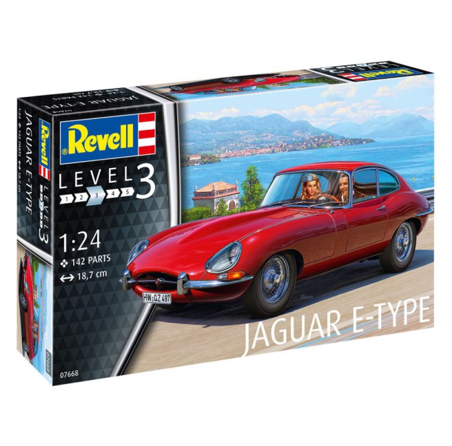 1/24 Samochód do sklejania Jaguar E Coupe | Revell 07668
