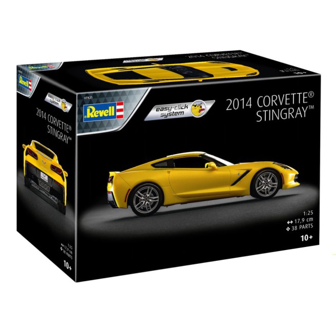 1/25 Samochód Corvette Stingray 2014 - Easy Click | Revell 07825