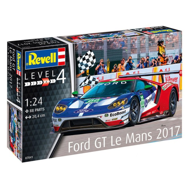 1/24 Samochód do sklejania Ford GT Le Mans 17 | Revell 07041