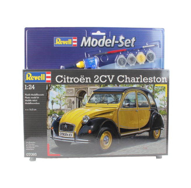 Citroen 2CV Model Car Kit with Paints & Tools by Revell