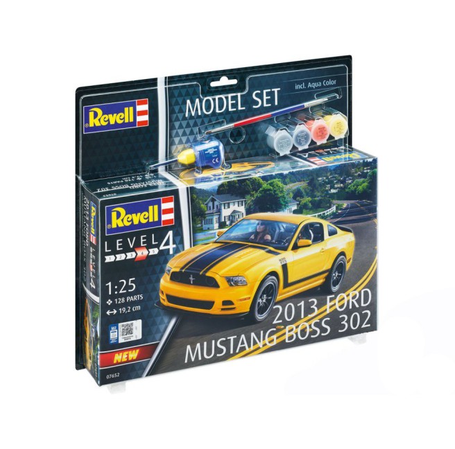 Ford Mustang Boss 302 Model Car Kit with Paints | Revell 67652