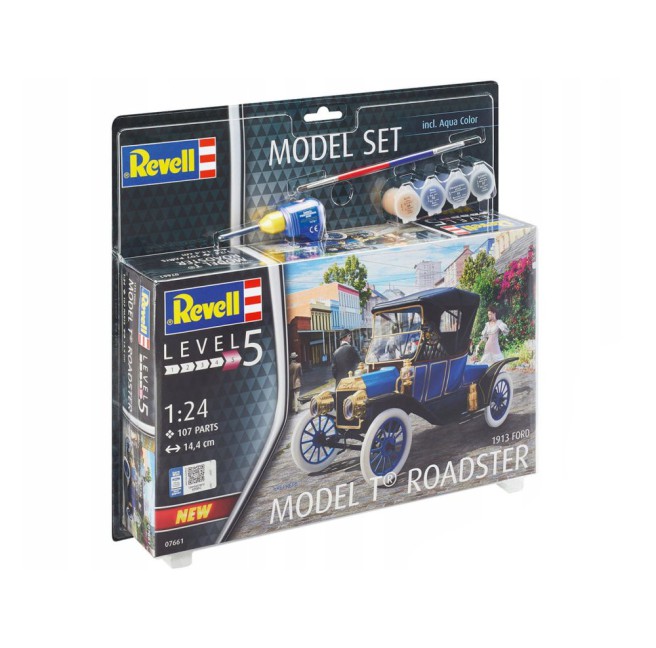 Ford T Roadster 1913 Modellbausatz mit Farben | Revell 67661