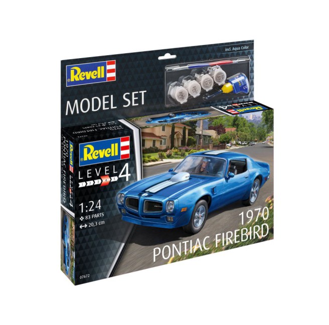 Pontiac Firebird 1970 Model Kit 1:24 Scale with Paints | Revell 67672
