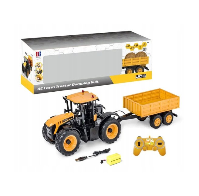Remote Controlled JCB Tractor with Trailer 2.4GHz RTR