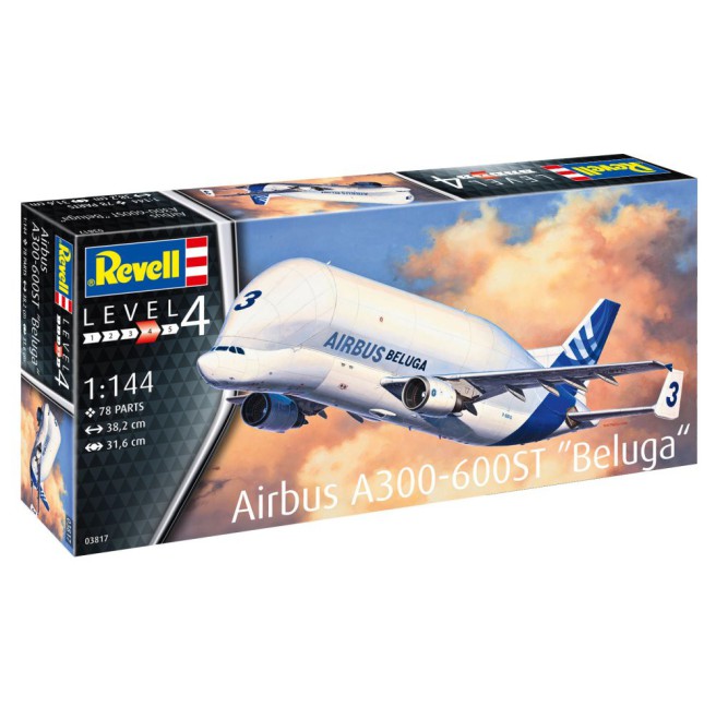 Airbus A300-600ST Beluga Model Kit 1:144 by Revell