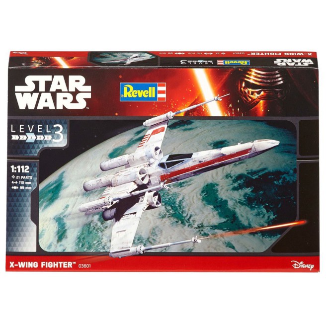 Star Wars X-Wing Fighter 1/112 | Revell 03601: Modellbausatz im Maßstab 1:112