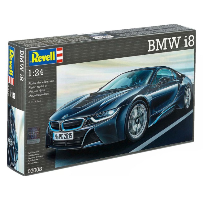 BMW i8 1/24 Scale Model Kit by Revell