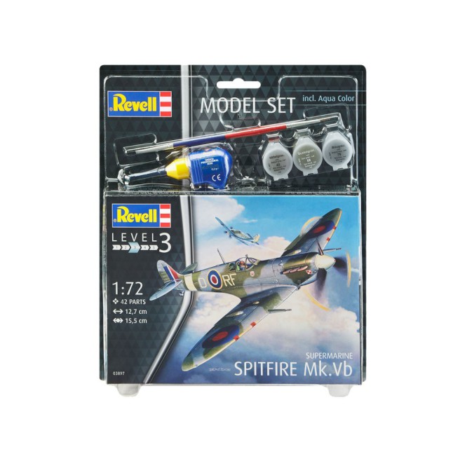 1/72 Samolot do sklejania Spitfire Mk.Vb + farby | Revell 63897