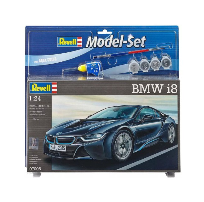 BMW i8 Model Car Kit with Paints | Revell 67008