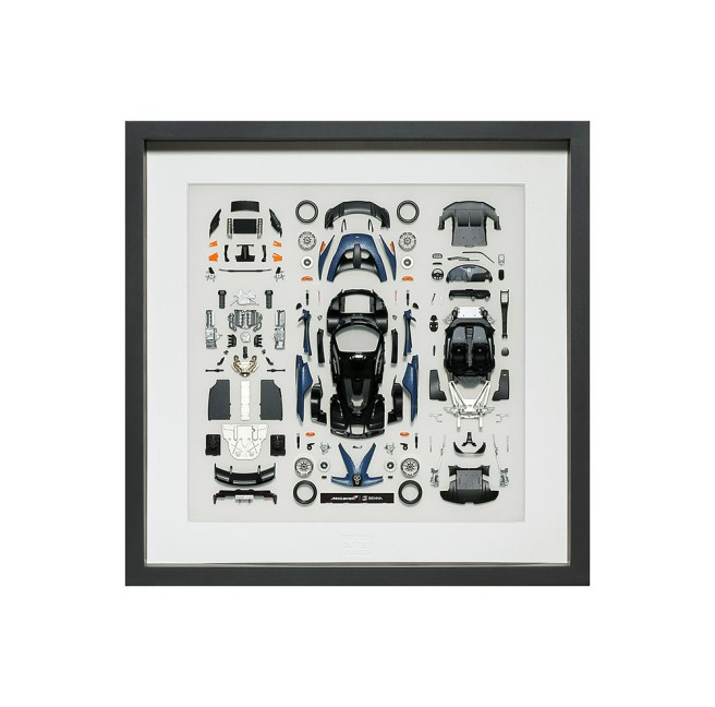 McLaren Senna Gray Panel Display by Tamiya 1/24 Scale