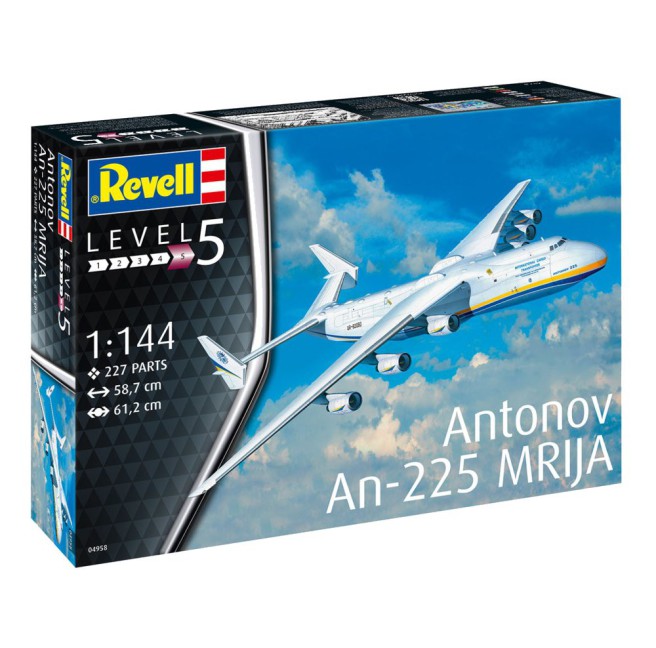 Antonov AN-225 Mrija Model Airplane Kit 1/144 Scale by Revell