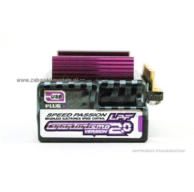 GT2.0 LPF Brushless ESC Black Speed Controller
