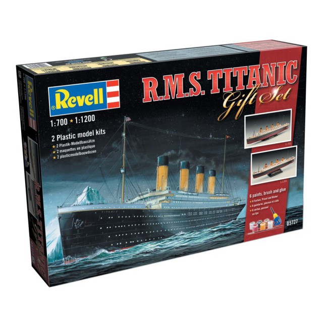 R.M.S. Titanic Model Kit Set with Paints and Tools