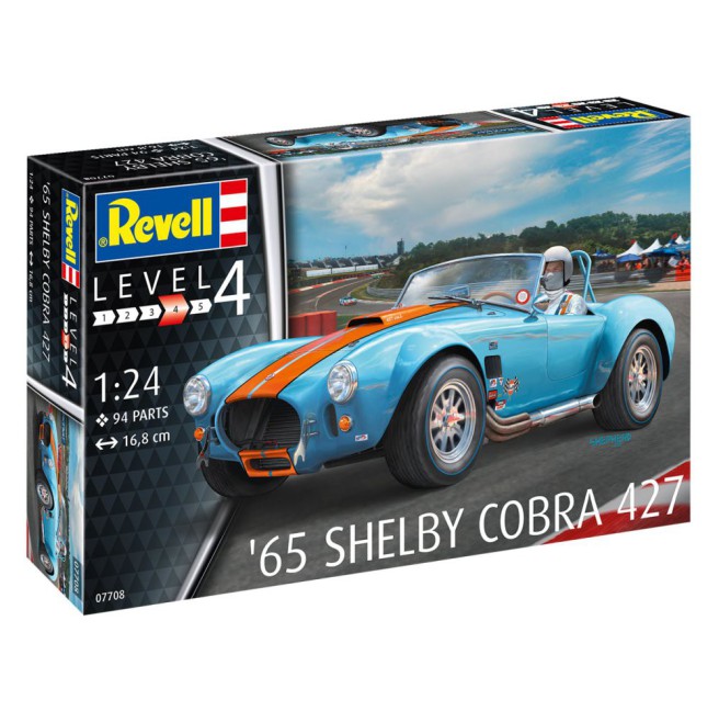 1/24 Samochód do sklejania Shelby Cobra 427 '65 | Revell 07708
