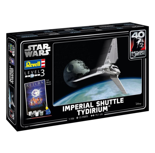 Star Wars Imperial Shuttle Tydirium Modellbausatz mit Farben | Revell 05657