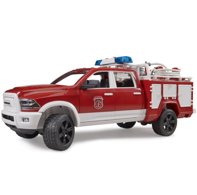 Dodge RAM Fire Truck Toy with Siren and Water Hose