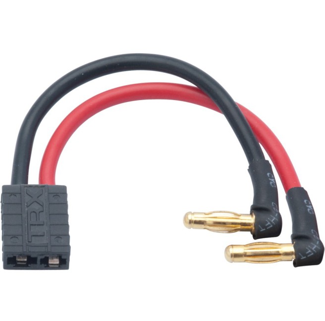 LiPo Hardcase Charging Cables 90° 4mm / Traxxas TRX 100mm