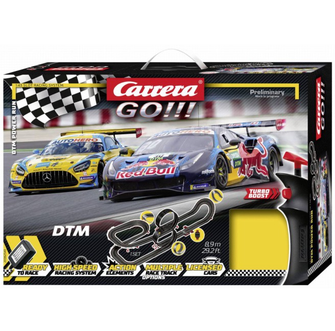 Carrera 62543 | GO!!! DTM Power Run 8.9m Racing Track