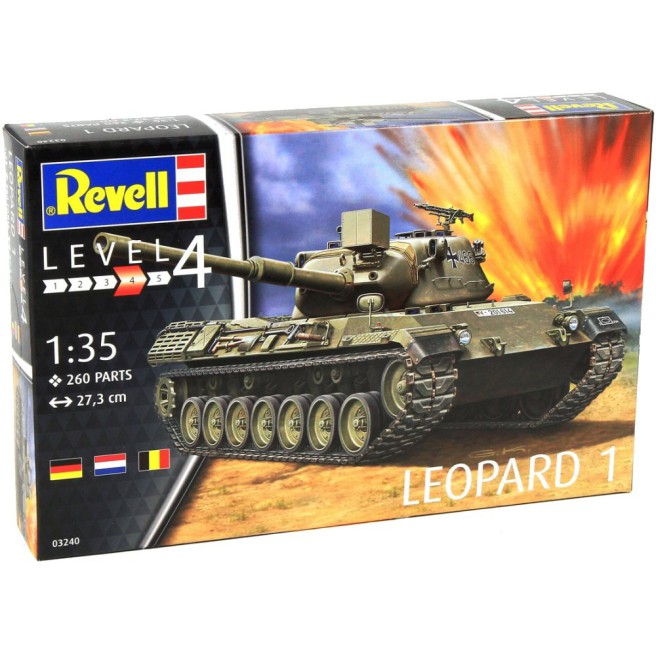 Leopard 1 Tank Model Kit 1:35 by Revell