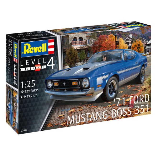 Ford Mustang Boss 351 Modellbausatz 1:25 von Revell