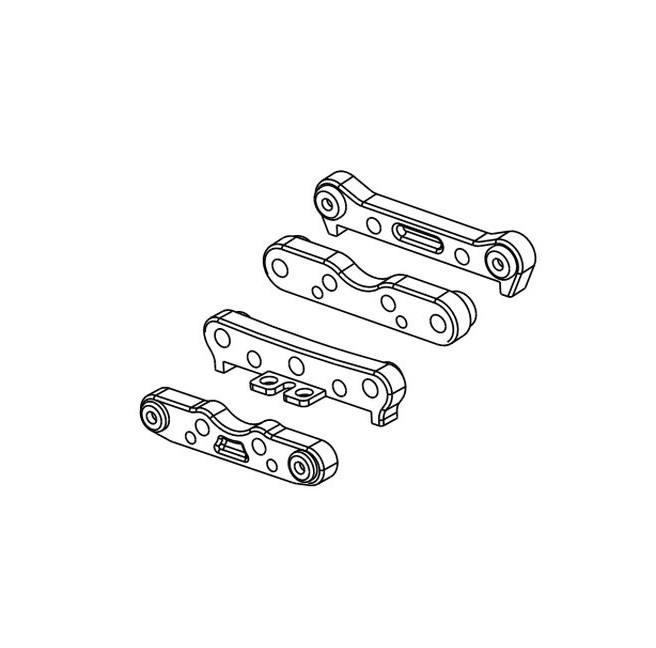 1/16 On-Road Suspension Mounts for Remote-Controlled Car