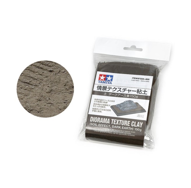 Texture Clay Soil Effect Darth Earth 150g | Tamiya 87222