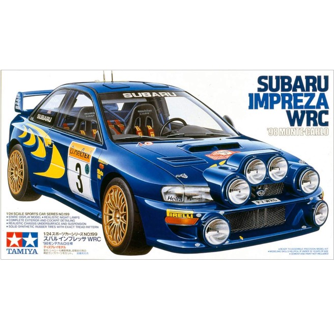 1/24 Subaru Impreza WRC 98 Monte-Carlo Tamiya 24199