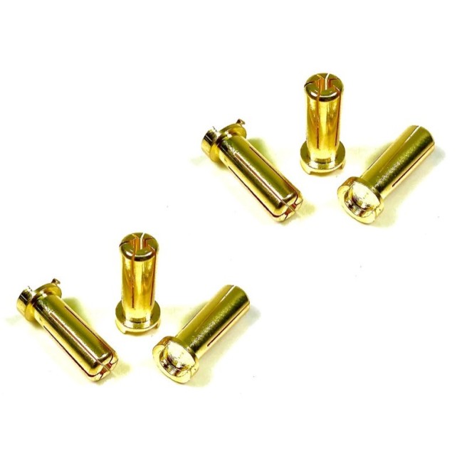 5mm Bullet Plugs (6) Absima 3040017