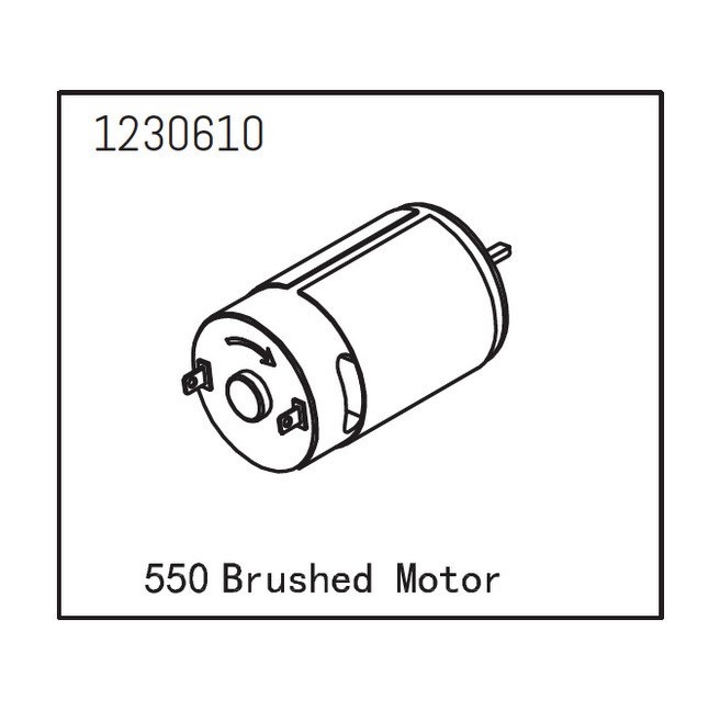 550 Brushed Motor Absima 1230610