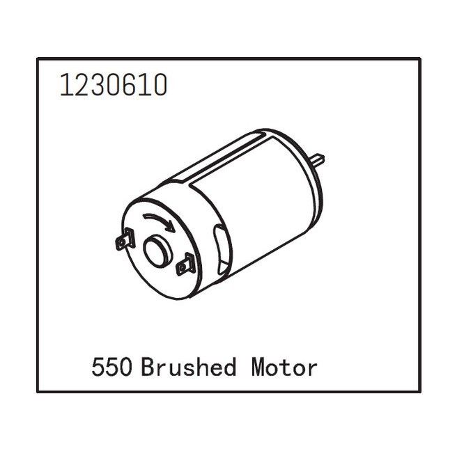 Silnik sczotkowy 550 Absima 1230610