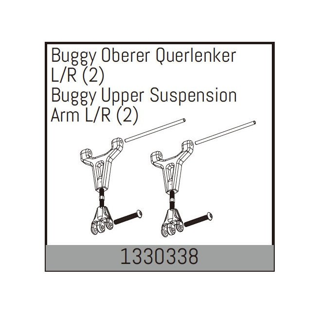 Buggy Oberer Querlenker L/R (2) Absima 1330338