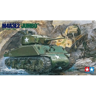 1/35 US M4A3E2 Jumbo Tank Model Kit by Tamiya