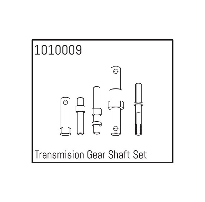 Transmision Gear Shaft Set Absima 1010009