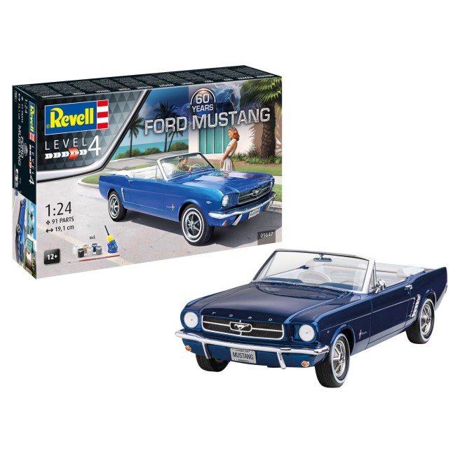 Revell model kit Ford Mustang 60th anniversary in 1:24 scale.