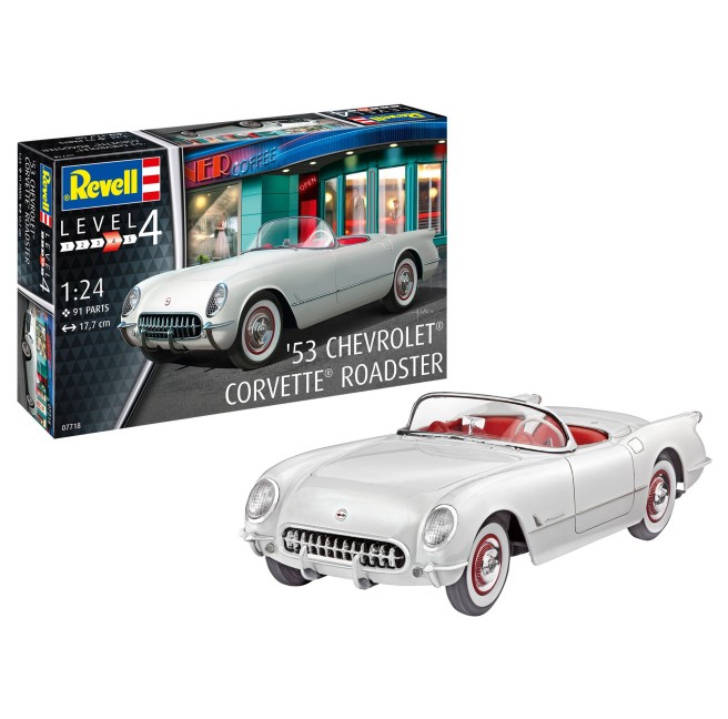 1:24 Scale Model Kit Chevrolet Corvette 1953