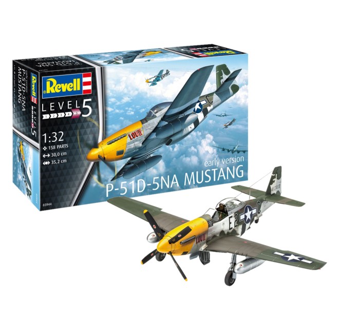 Revell P-51D Mustang model in 1:32 scale
