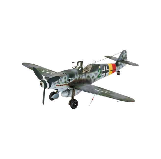 Model of the Messerschmitt BF109 G-10 aircraft in 1:48 scale by Revell.