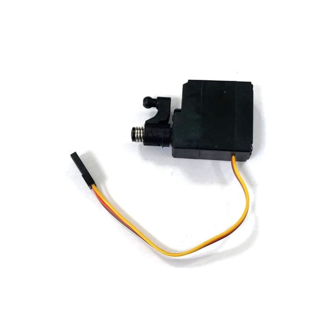 Steering servo black for RC models 3125 DF with connecting wire.
